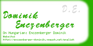 dominik enczenberger business card